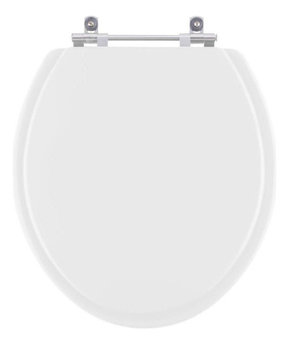 Tampa Vaso Sanitário Madeira Laqueada Eco Branco para bacia Celite