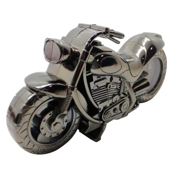 Encontraproduto.com.br - Relógio De Mesa Modelo Moto Para Decoração 23cm