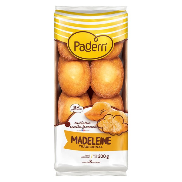 Encontraproduto.com.br - Bolo Paderri Madeleine tradicional 200g
