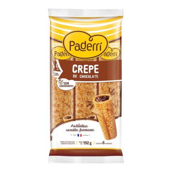 Encontraproduto.com.br - Crepe pronto para assar, com sabor de chocolate. Ideal para um lanche rápido e prático.