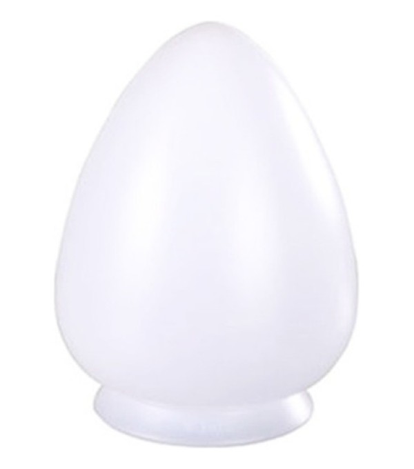 Kit 4 Luminárias De Plástico Branca Tipo Pera - Luconi   Luminária Tipo Pera  DiÃ¢metro Da Boca Por Fora: 10,0 Cm  DiÃ¢metro Da Boca Por Dentro: 8,0 Cm  Altura: 18,0 Cm  Marca: Luconi