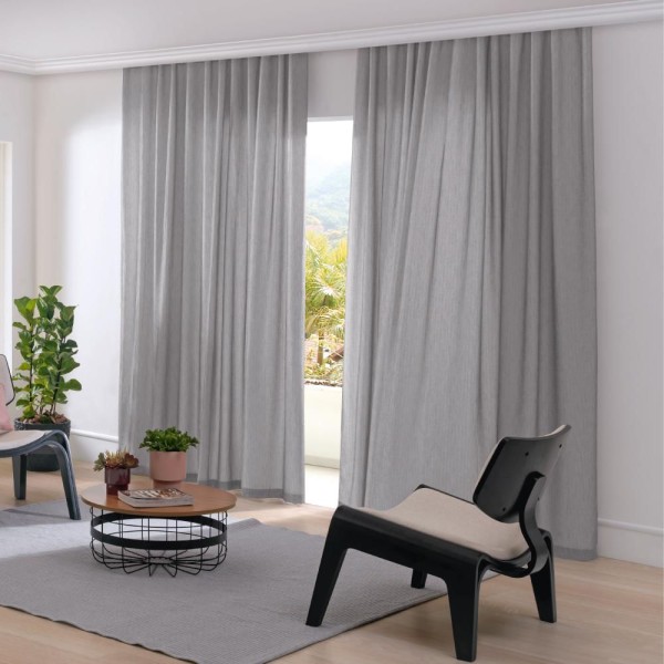 Cortina Inove Duplex Bella Janela Bruxelas Sala 6,60 x 2,80