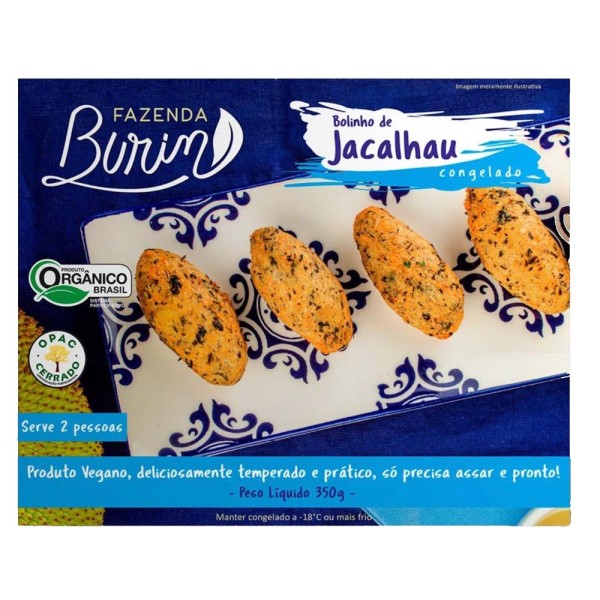 Bolinho de Jacalhau Orgânico 350g Fazenda Burin
