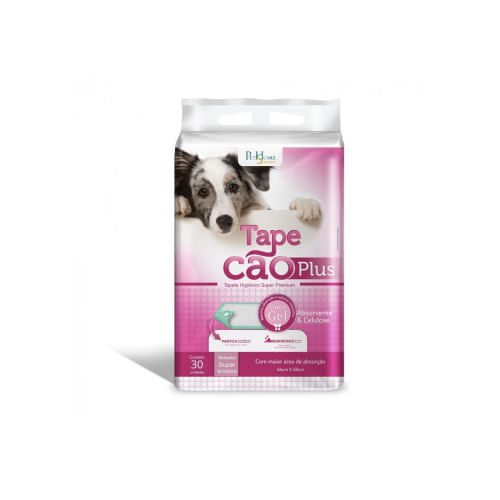 Tapete Higiênico Tapecão Plus 30 unidades 80x60cm - Pet Home Solution