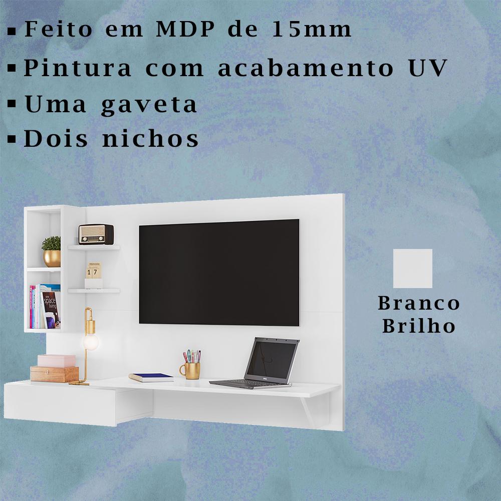 Encontraproduto.com.br - Escrivaninha Suspensa Multifuncional 0400 PLLA
