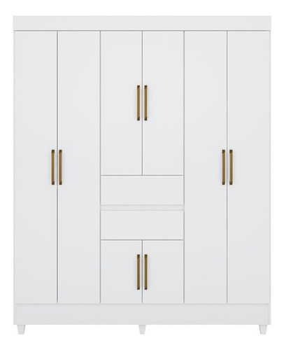 Guarda Roupa Casal 08 Portas 82060 Demobile