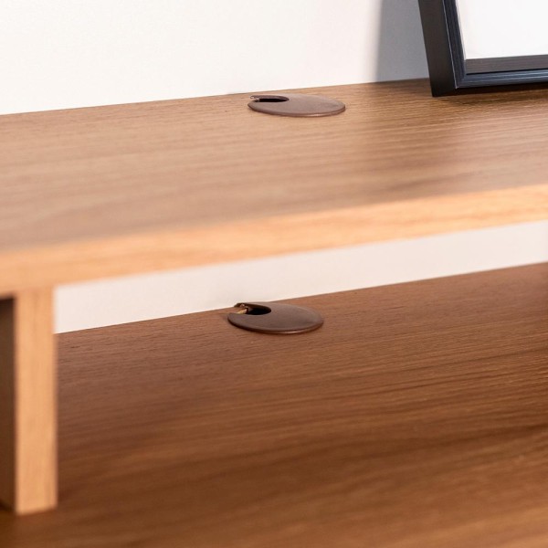 Encontraproduto.com.br - Conjunto Escritório Home Office 2 Peças 27999x27998 Branco Hanover Artesano Hanover Branco