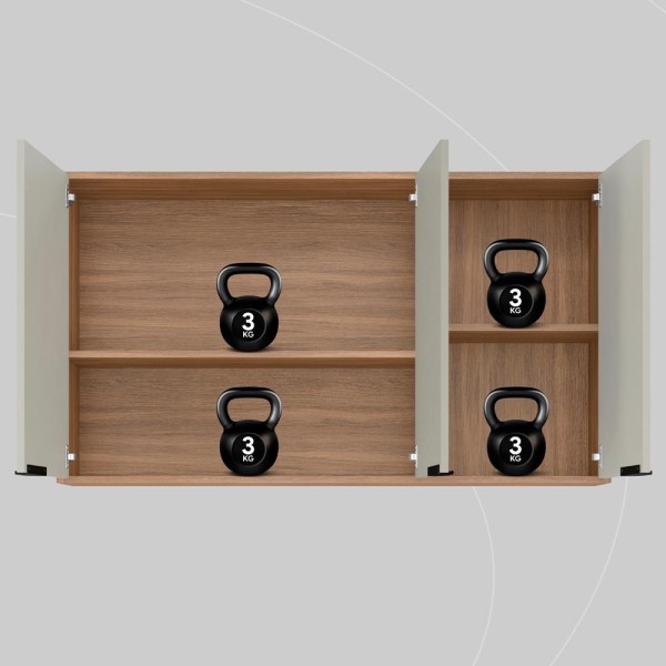 Encontraproduto.com.br - Armario Aereo 3 Portas 120cm 94331 Demobile