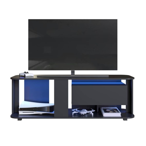 Encontraproduto.com.br - Rack Moderno Com LED 01 Gaveta 136cm PRODDY