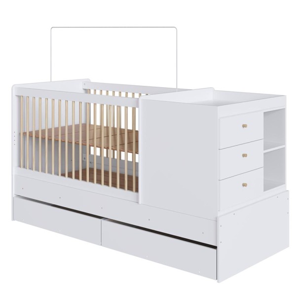 Encontraproduto.com.br - Berço Cama Multifuncional Com Gavetoes BB024 Comm