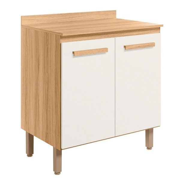 Balcao 02 Portas 80cm Com Tampo 16986 Nicioli..