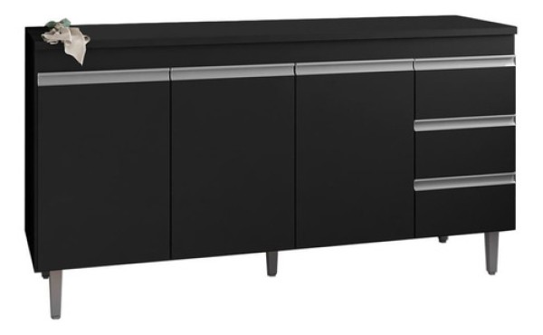 Encontraproduto.com.br - Balcao Com Tampo 150 cm 3 Portas Andreia REAJL