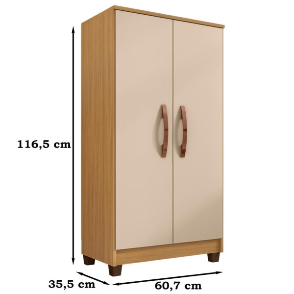 Encontraproduto.com.br - Armario Multiuso 2 Portas 6522 INCC.