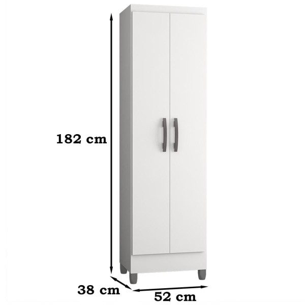 Encontraproduto.com.br - Armario Multiuso 2 Portas 991 POQQ