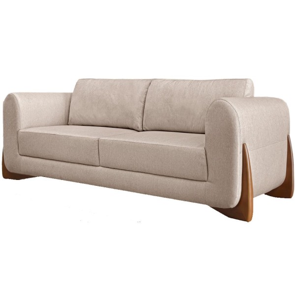 Encontraproduto.com.br - Sofa Jolie 2 Lugares 180cm Pes Boomerang Linho 212 Ezz