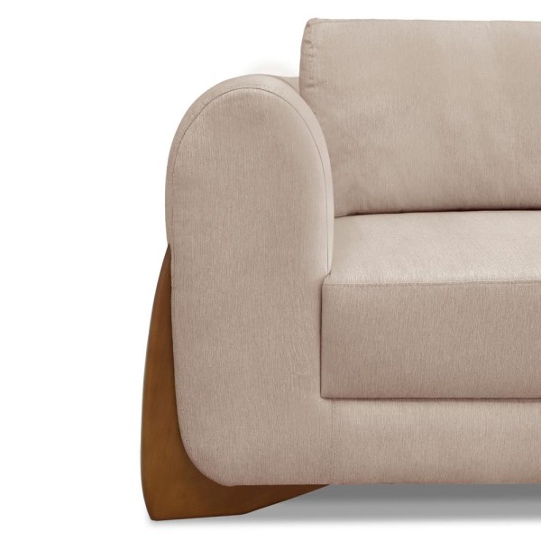 Encontraproduto.com.br - Sofa Jolie 2 Lugares 180cm Pes Boomerang Linho 212 Ezz