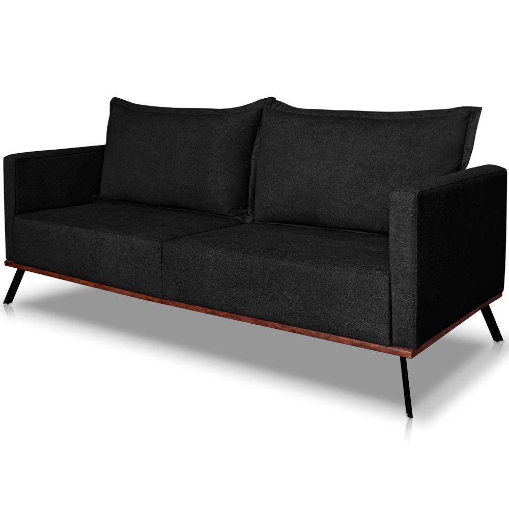 Sofa Aya 2 Lugares Para Sala De Estar 180cm Boucle Ezz