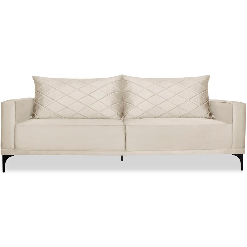 Sofa Living 2 Lugares Nori 160cm Veludo Deluxe Ezz