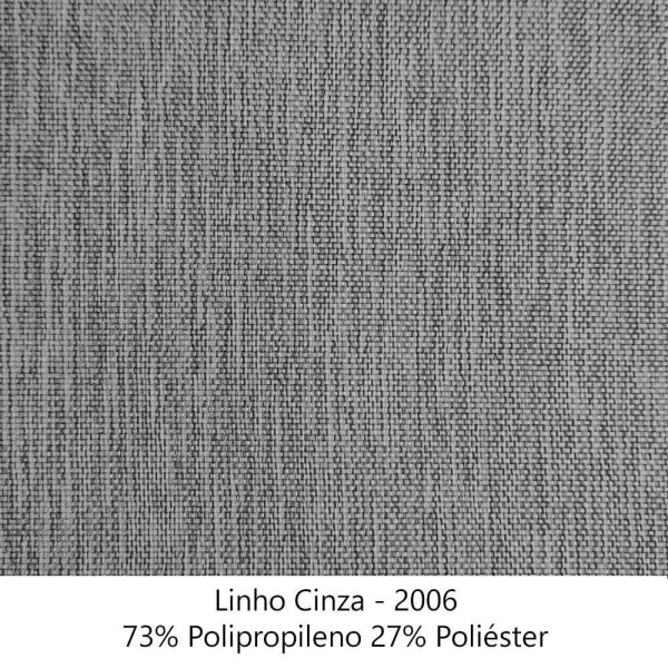 Encontraproduto.com.br - Poltrona Decorativa Retro Polo Com Almofada Linho Cinza Ezz Cinza