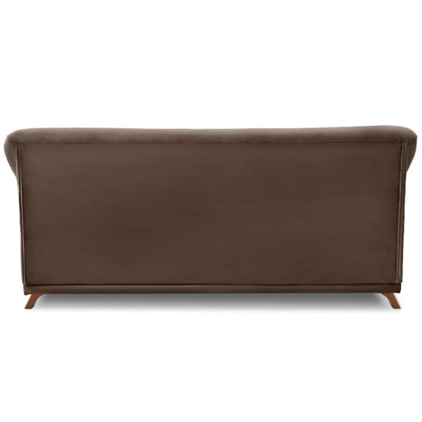 Encontraproduto.com.br - Sofa 3 Lugares Retro Polo 200cm Com Almofada Veludo 2231 Ezz 2231