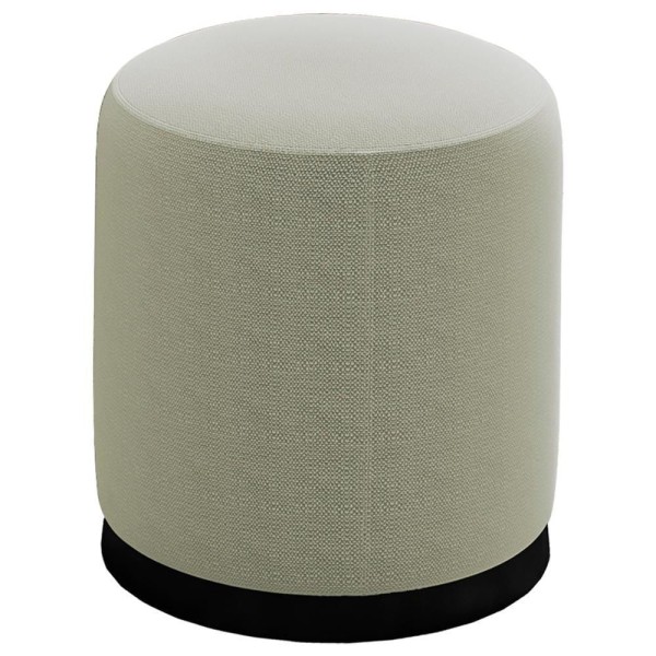 Puff Puf Para Sala Base Metal Saien Linho Sl 76 Peer Sl 76