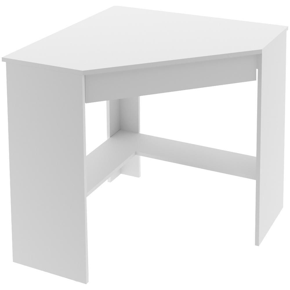 Escrivaninha Mesa Escritorio De Canto 76,5 Cm Me4169 Branco Tecno Mobili Branco