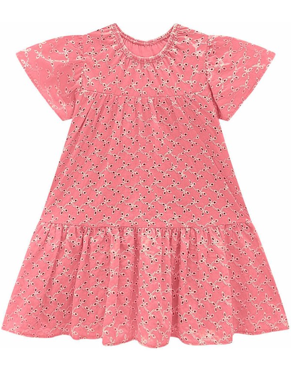 Vestido Milon Bebê Menina Verão Estampa Floral PB/GB - 14970