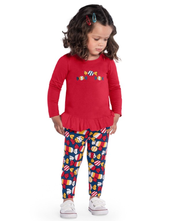 Conjunto Kyly Bebê Menina Inverno Estampa Docinho PB/GB - 1000042