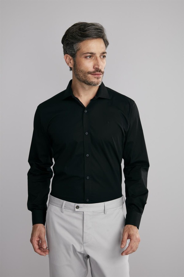 Encontraproduto.com.br - Camisa Comfort - Preto