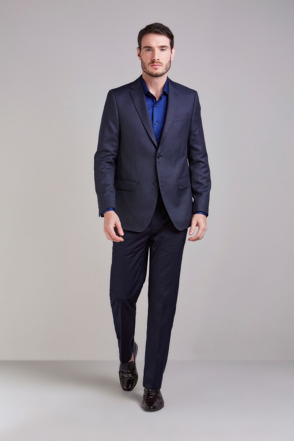 Encontraproduto.com.br - Blazer Alfaiataria Slim Fit - Cinza Chumbo