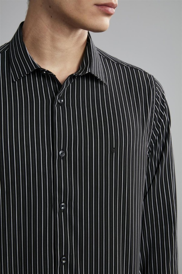 Encontraproduto.com.br - Camisa Comfort - Preto