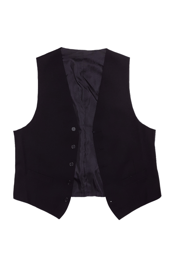 Encontraproduto.com.br - Colete Alfaiataria Liso - Preto