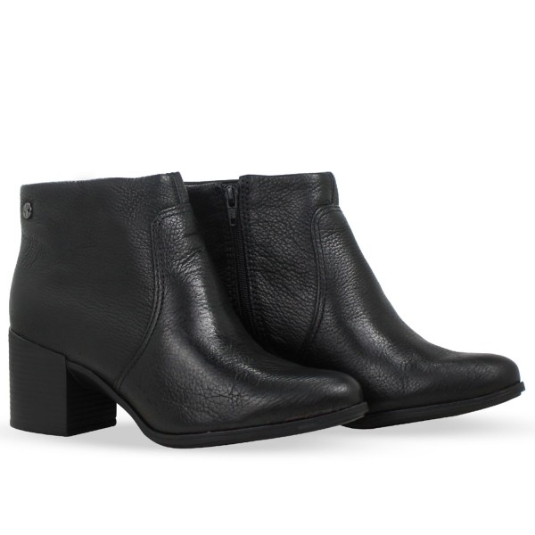 Bota Feminina Bottero Couro Burnish Preto