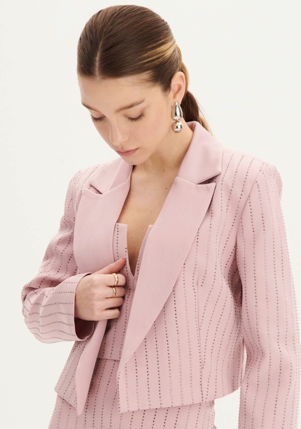Encontraproduto.com.br - Blazer Curto Brilho