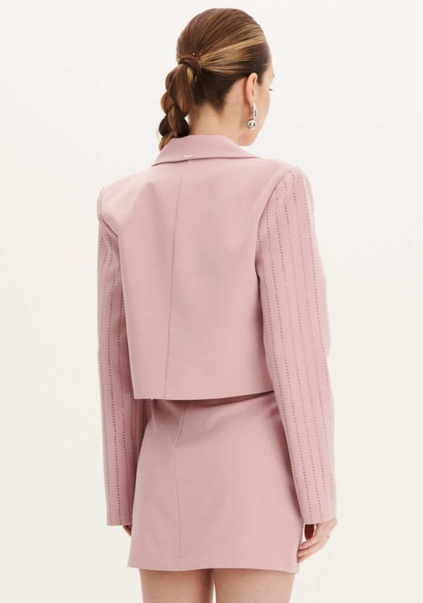 Encontraproduto.com.br - Blazer Curto Brilho