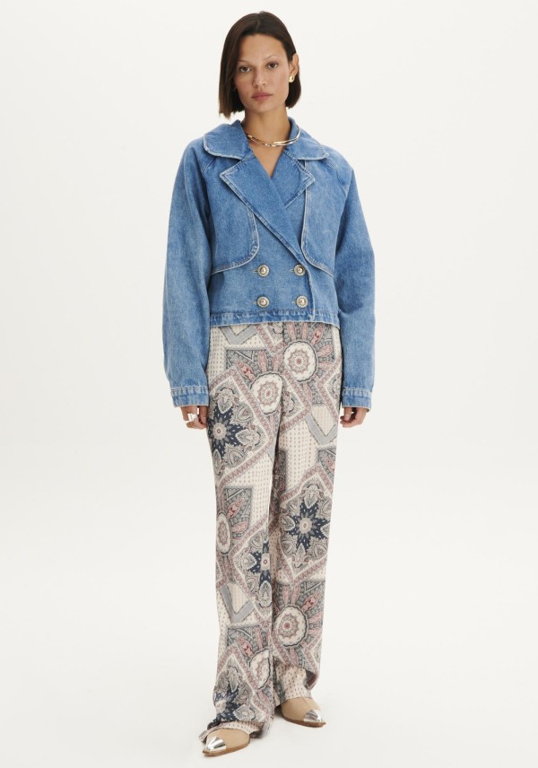 Calça Alfaiataria Estampada