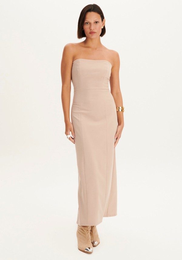 Encontraproduto.com.br - Vestido Midi Tomara Que Caia