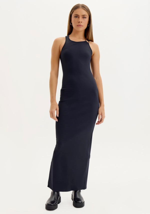 Vestido Midi com Argola