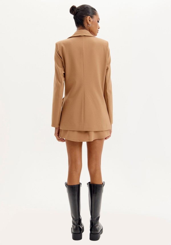Encontraproduto.com.br - Blazer Alongado com Fivela