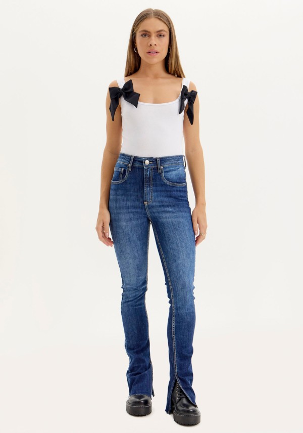 Encontraproduto.com.br - Calça Boot Cut Jeans