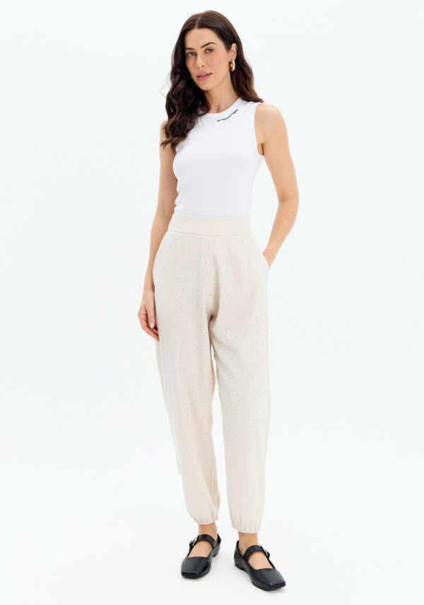 Encontraproduto.com.br - Calça Jogging com Aplicações