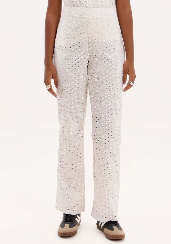 Encontraproduto.com.br - Calça Reta Cintura Alta Laise
