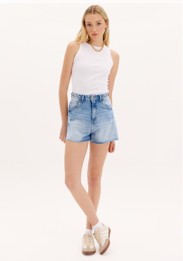 Encontraproduto.com.br - Short Jeans Grandfather