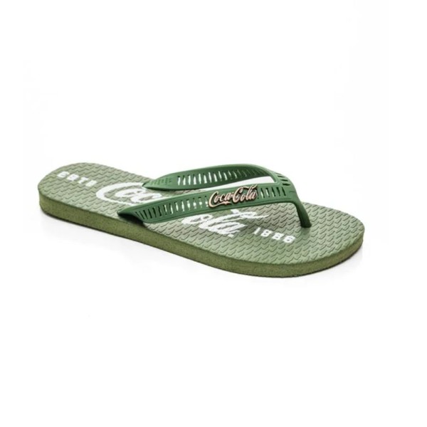 Encontraproduto.com.br - Sandália Casual N°40/41 Coca-Cola 1886 Verde Musgo (MP)