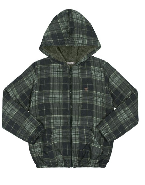 Jaqueta Xadrez Alakazoo Juvenil Menino Inverno 12/16 - 66558
