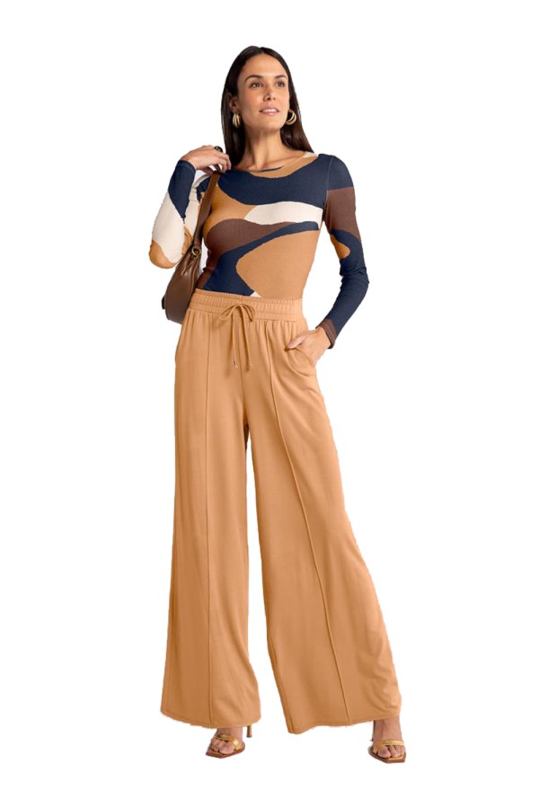 Encontraproduto.com.br - Blusa Lunender Manga Longa Deserto Azul