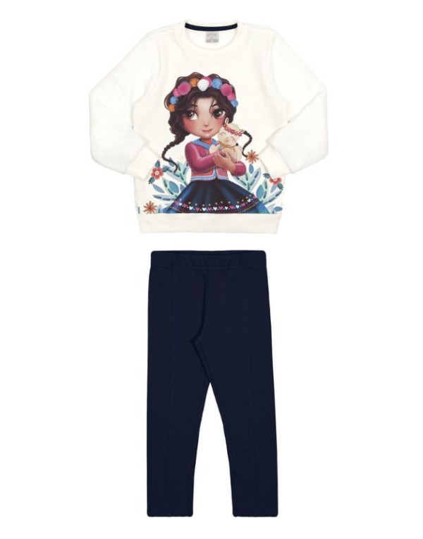 Conjunto Alakazoo Infantil Menina Inverno Estampa Frontal 1/3 - 67942