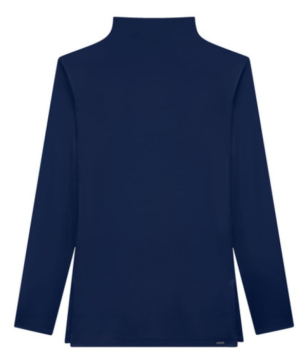 Encontraproduto.com.br - Blusa Lunender Gola Alta Azul