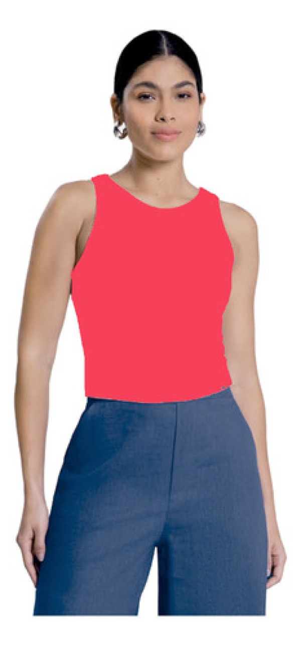 Regata Lunender Malha Viscose Rosa