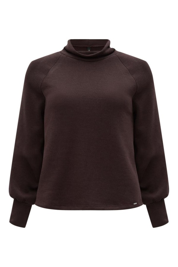 Blusa Tricot Lunender Marrom